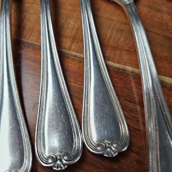 7 Priscilla 1900 International Silverplate 1847 Rogers Bros set soup spoon fork - Picture 8 of 16